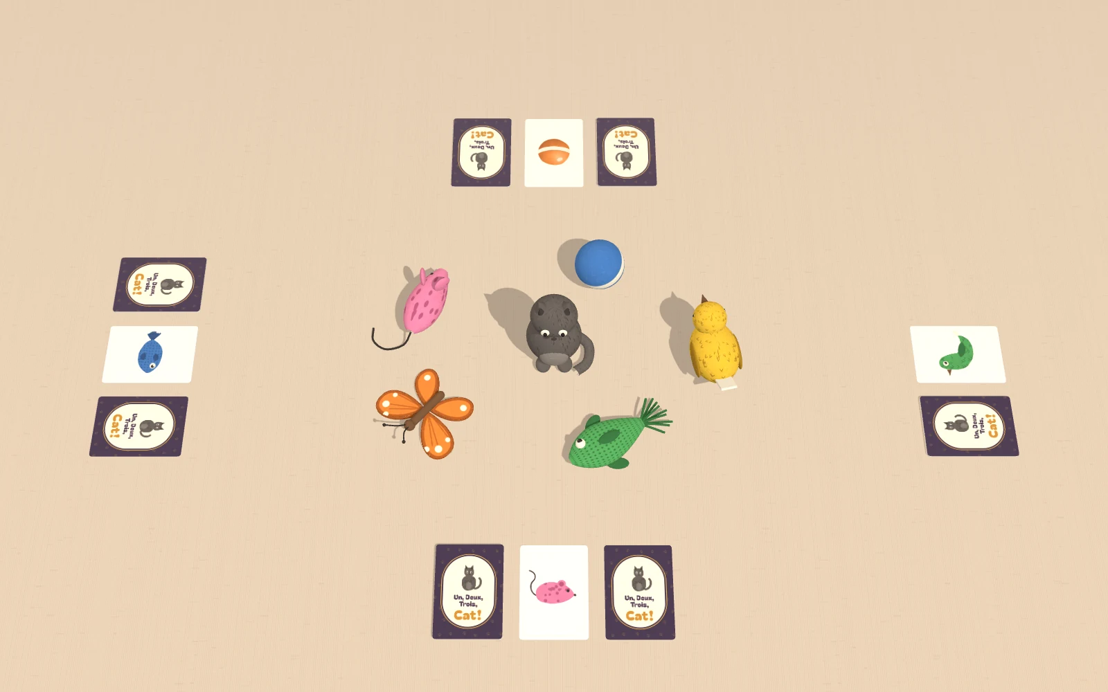 A four-player round in progress.
